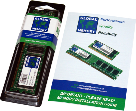 1GB DDR 266/333/400MHz 184-PIN ECC DIMM (UDIMM) MEMORY RAM FOR DELL SERVERS/WORKSTATIONS